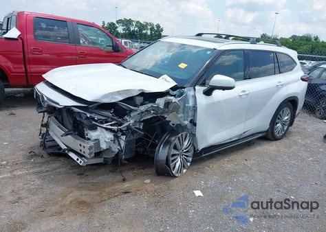 2024 Toyota Highlander Platinum из США, поврежденный, VIN 5TDKDRBH5RS569473